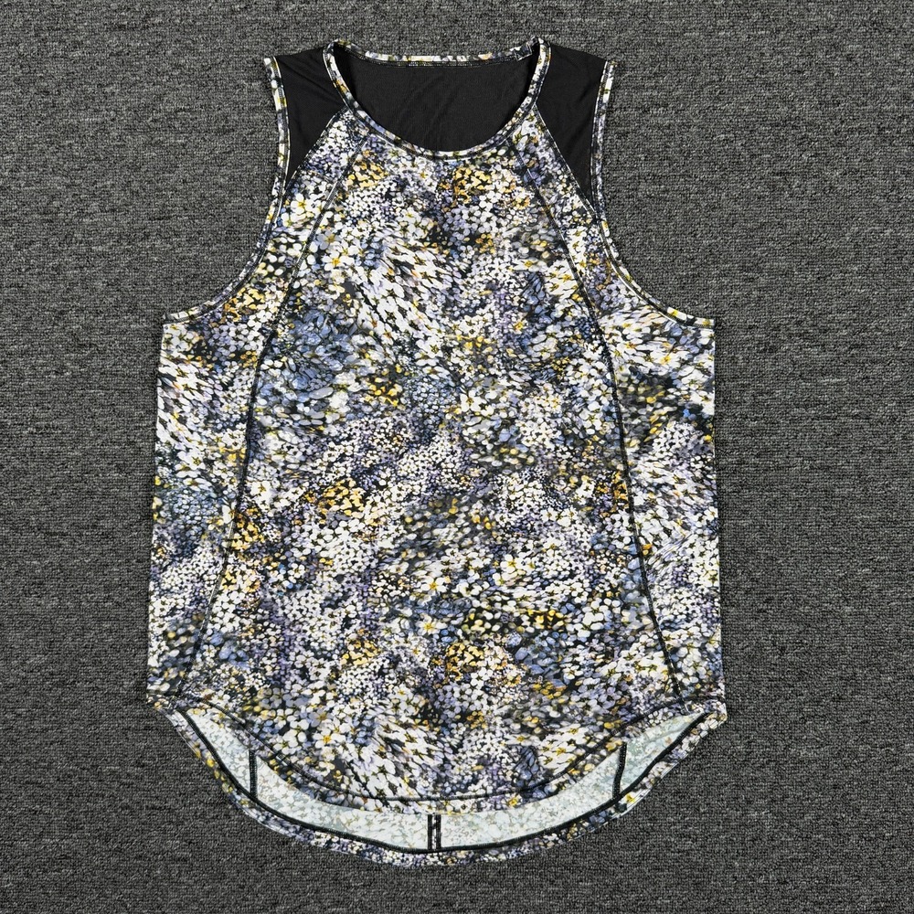 Lululemon Sculpt Tank Womens Medium Floral Metropolis Multi Sleeveless Top Gym